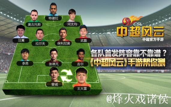 中超前四云集现象级球星! 中超前四云集现象级球星!